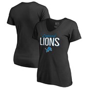 Add Detroit Lions NFL Pro Line by Fanatics Branded Women's Nostalgia T-Shirt - Black To Your NFL Collection