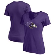 Order Baltimore Ravens NFL Pro Line by Fanatics Branded Women's X-Ray Slim Fit V-Neck T-Shirt - Purple at low prices.