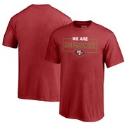 Add San Francisco 49ers NFL Pro Line by Fanatics Branded Youth We Are Icon T-Shirt – Scarlet To Your NFL Collection