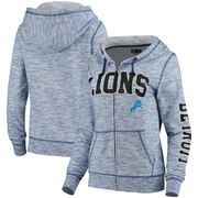 Add Detroit Lions 5th & Ocean by New Era Women's Athletic Space Dye Full-Zip Hoodie - Navy To Your NFL Collection