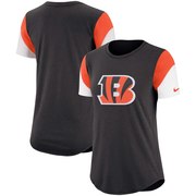 Add Cincinnati Bengals Nike Women's Tri-Blend Team Fan T-Shirt – Black/Orange To Your NFL Collection