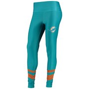 Add Miami Dolphins Concepts Sport Women's Spellbind Mesh Leggings - Aqua/Orange To Your NFL Collection