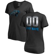 Add Carolina Panthers NFL Pro Line by Fanatics Branded Women's Personalized Midnight Mascot T-Shirt – Black To Your NFL Collection