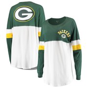 Add Green Bay Packers New Era Women's Varsity Athletic Long Sleeve T-Shirt – Green To Your NFL Collection