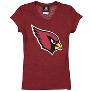 Add Arizona Cardinals 5th & Ocean by New Era Girls Youth Basic Logo Tri-Blend V-Neck T-Shirt - Cardinal To Your NFL Collection