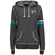 Add Jacksonville Jaguars Majestic Women's Plus Size Athletic Tradition Full-Zip Hoodie - Charcoal To Your NFL Collection