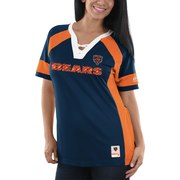 Add Chicago Bears Majestic Women's Draft Me V-Neck T-Shirt - Navy/Orange To Your NFL Collection