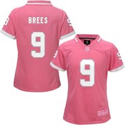 Add Drew Brees New Orleans Saints Girls Youth Bubble Gum Jersey - Pink To Your NFL Collection