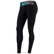 Add Jacksonville Jaguars Concepts Sport Women's Vortex Knit Leggings - Black To Your NFL Collection