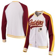 Add Washington Redskins New Era Women's Varsity Full Snap Jacket - White/Burgundy To Your NFL Collection