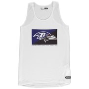 Add Baltimore Ravens Under Armour Girls Youth Split Logo Tank Top - White To Your NFL Collection