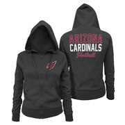 Add Arizona Cardinals 5th & Ocean by New Era Women's Halfback Full-Zip Hoodie - Black To Your NFL Collection