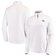 Los Angeles Rams Vineyard Vines Women's Shep Shirt Quarter-Zip Pullover Jacket – White