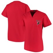 Atlanta Falcons Concepts Sport Women's Scrub Top – Red