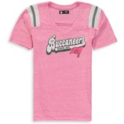 Add Tampa Bay Buccaneers New Era Girls Youth Star of the Game Tri-Blend T-Shirt – Pink To Your NFL Collection