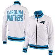 Add Carolina Panthers G-III 4Her by Carl Banks Women's Field Goal Track Jacket – White To Your NFL Collection
