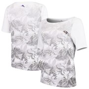 Add Baltimore Ravens Tommy Bahama Women's Floral Victory T-Shirt – White To Your NFL Collection