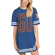 Add Denver Broncos Junk Food Women's Varsity Stripe Tri-Blend Dress – Heathered Royal To Your NFL Collection