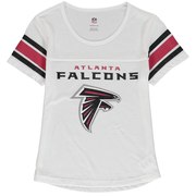 Add Atlanta Falcons Girls Youth Team Pride Burnout Short Sleeve T-Shirt - White To Your NFL Collection