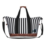 Add Carolina Panthers Women's Striped Weekender Bag To Your NFL Collection