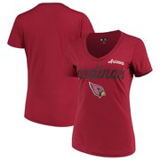 Add Arizona Cardinals G-III 4Her by Carl Banks Women's Post Season V-Neck T-Shirt - Cardinal To Your NFL Collection