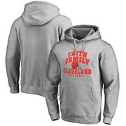 Add Cleveland Browns NFL Pro Line Faith Family Pullover Hoodie - Athletic Heather To Your NFL Collection