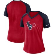 Add Houston Texans Nike Women's Top V-Neck T-Shirt – Red/Navy To Your NFL Collection