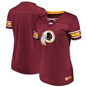 Add Washington Redskins Majestic Women's Game Day Draft Me V-Neck T-Shirt – Burgundy To Your NFL Collection