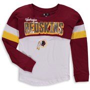 Add Washington Redskins New Era Girls Youth Baby Jersey Long Sleeve T-Shirt – White/Burgundy To Your NFL Collection