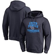 Add Tennessee Titans NFL Pro Line Faith Family Pullover Hoodie - Navy To Your NFL Collection