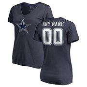 Add Dallas Cowboys NFL Pro Line by Fanatics Branded Women's Personalized Name & Number T-Shirt - Navy To Your NFL Collection