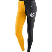 Add Pittsburgh Steelers Nike Women's Leg-A-See Leggings - Black/Gold To Your NFL Collection