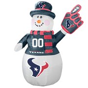 Add Houston Texans 7' Inflatable Snowman To Your NFL Collection