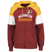 Add Washington Redskins Majestic Women's Hot Route Full-Zip Hoodie - Burgundy To Your NFL Collection