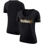 Add Pittsburgh Steelers Nike Women's Sideline Team T-Shirt – Black To Your NFL Collection