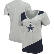 Add Dallas Cowboys Nike Women's Performance V-Neck T-Shirt - Heathered Gray To Your NFL Collection