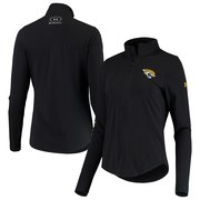 Add Jacksonville Jaguars Under Armour Women's Combine Authentic Favorites Half-Zip Jacket – Black To Your NFL Collection