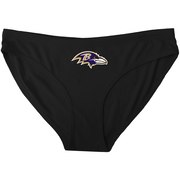 Add Baltimore Ravens Concepts Sports Women's Solid Logo Panties - Black To Your NFL Collection