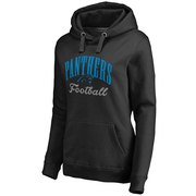 Add Carolina Panthers NFL Pro Line Women's Victory Script Pullover Hoodie - Black To Your NFL Collection