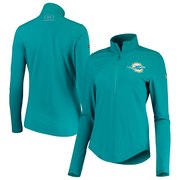 Add Miami Dolphins Under Armour Women's Combine Authentic Favorites Half-Zip Jacket – Aqua To Your NFL Collection