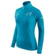Add Carolina Panthers Nike Women's Champ Drive Pro Hyperwarm Half-Zip Jacket - Blue To Your NFL Collection