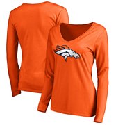 Add Denver Broncos NFL Pro Line by Fanatics Branded Women's Primary Logo Long Sleeve T-Shirt - Orange To Your NFL Collection