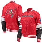 Add Tampa Bay Buccaneers Starter Women's Victory Cheer Raglan Jacket – Red To Your NFL Collection