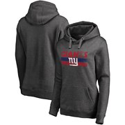 Add New York Giants NFL Pro Line by Fanatics Branded Women's First String Pullover Hoodie - Charcoal To Your NFL Collection