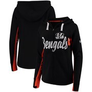 Add Cincinnati Bengals Hands High Women's Rally Full-Zip Hoodie – Black To Your NFL Collection