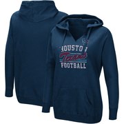 Add Houston Texans Majestic Women's Quick Out V-Neck Hoodie – Navy To Your NFL Collection