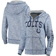 Add Indianapolis Colts 5th & Ocean by New Era Women's Athletic Space Dye Full-Zip Hoodie - Royal To Your NFL Collection