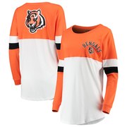 Add Cincinnati Bengals New Era Women's Varsity Athletic Long Sleeve T-Shirt – Orange To Your NFL Collection