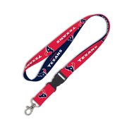 Add Houston Texans WinCraft Wordmark Lanyard with Detachable Buckle To Your NFL Collection