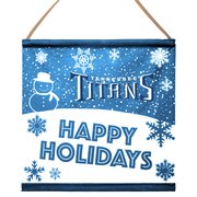 Add Tennessee Titans Happy Holidays Banner Sign To Your NFL Collection